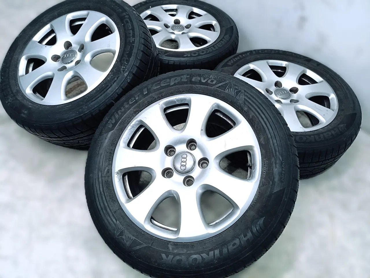 Billede 2 - 5x130 18" ET53 nav 71,6ø AUDI Q7 vintersæt