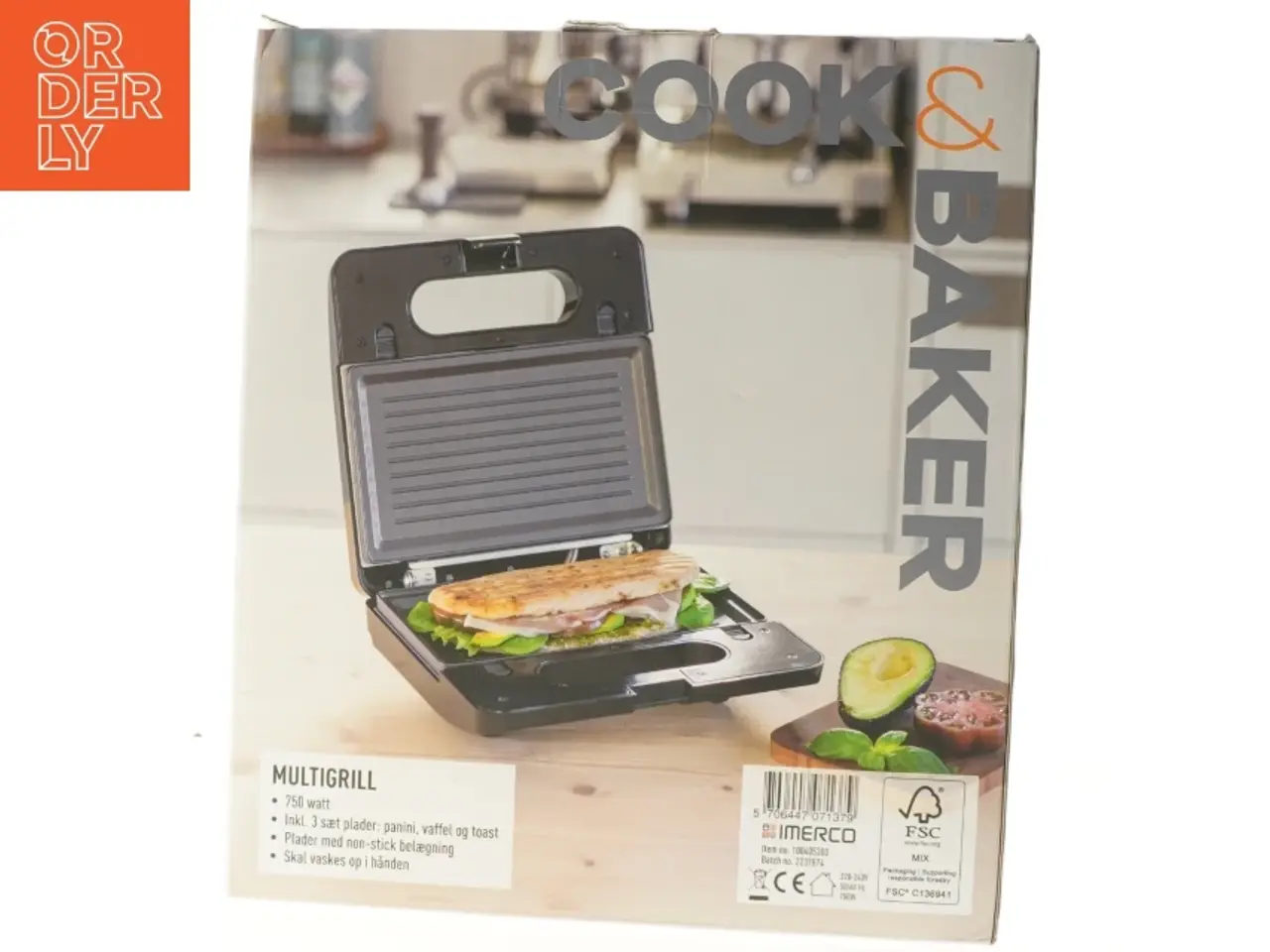 Billede 4 - Multigrill med 3 plader fra Cook and Baker