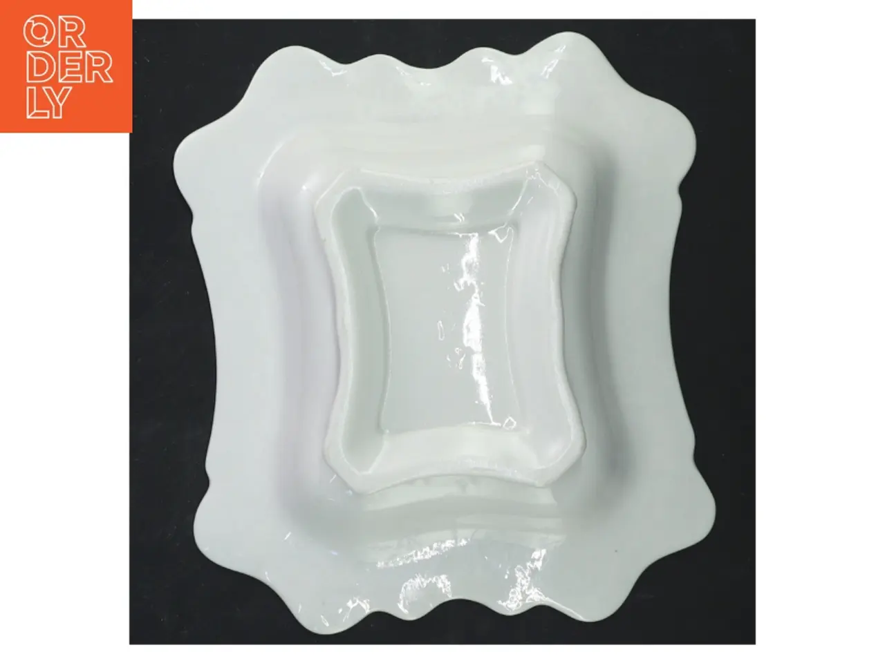 Billede 2 - Gustavberg Blå Blom skål (str. 19x17x3,5 cm)