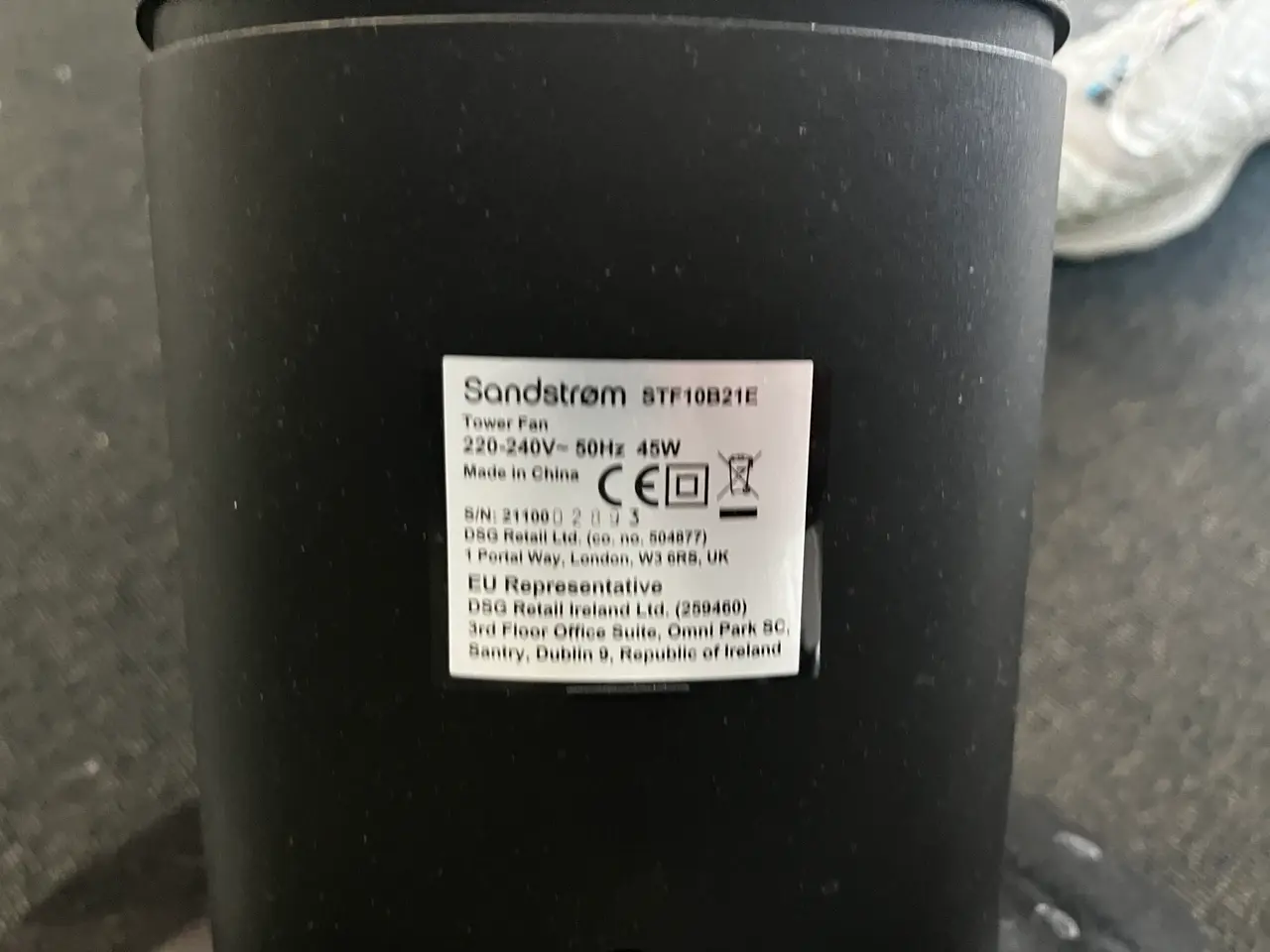 Billede 2 - Gulvfane SANDSTRØM STF10B21E