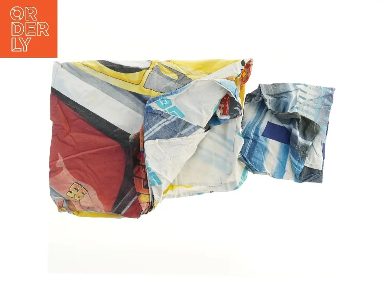 Billede 2 - Børnesengesæt med bilmotiv (str. 61x56 & 97x120 cm)
