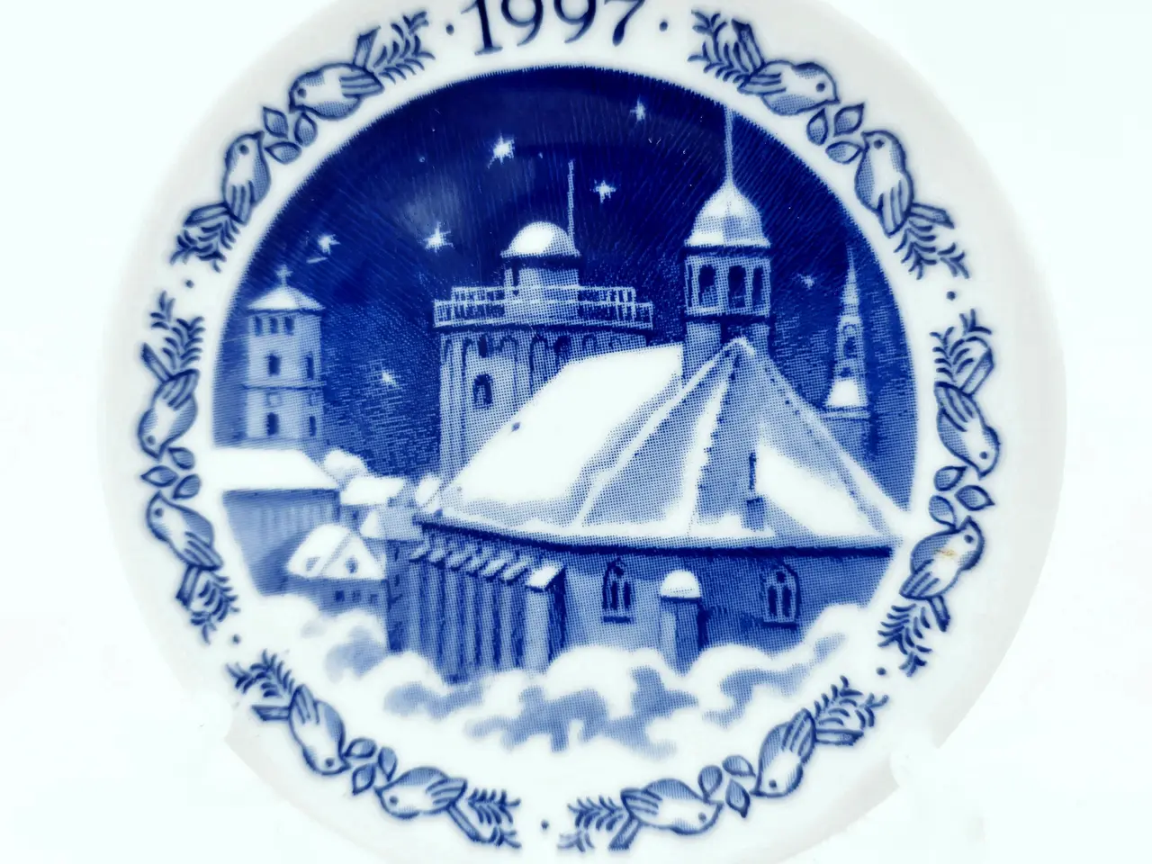 Billede 1 - Royal Copenhagen Mini JulePlatte Rundetårn 1997