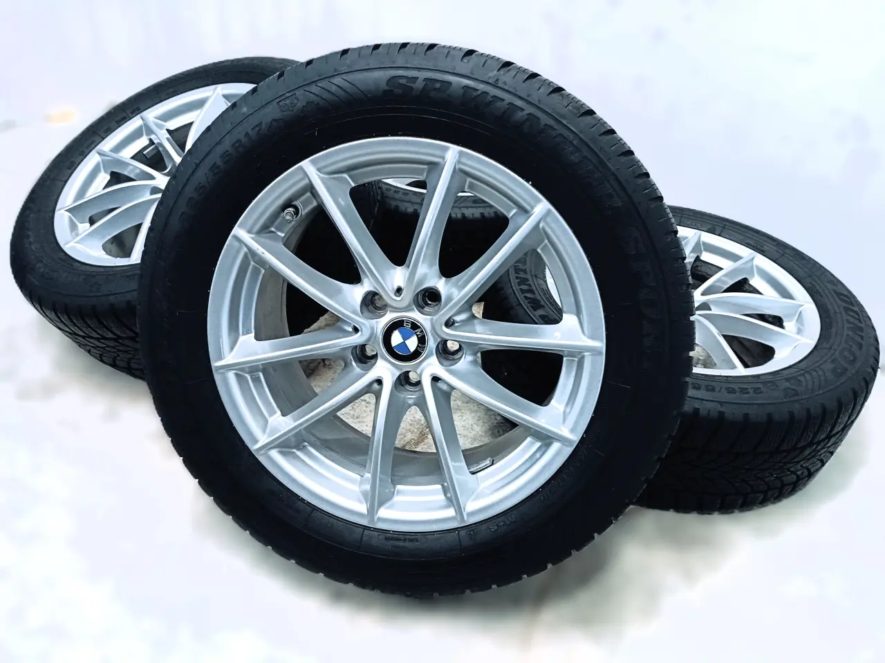 Billede 6 - 5x112 17" ET27 nav 66,6ø BMW vintersæt inkl.TPMS