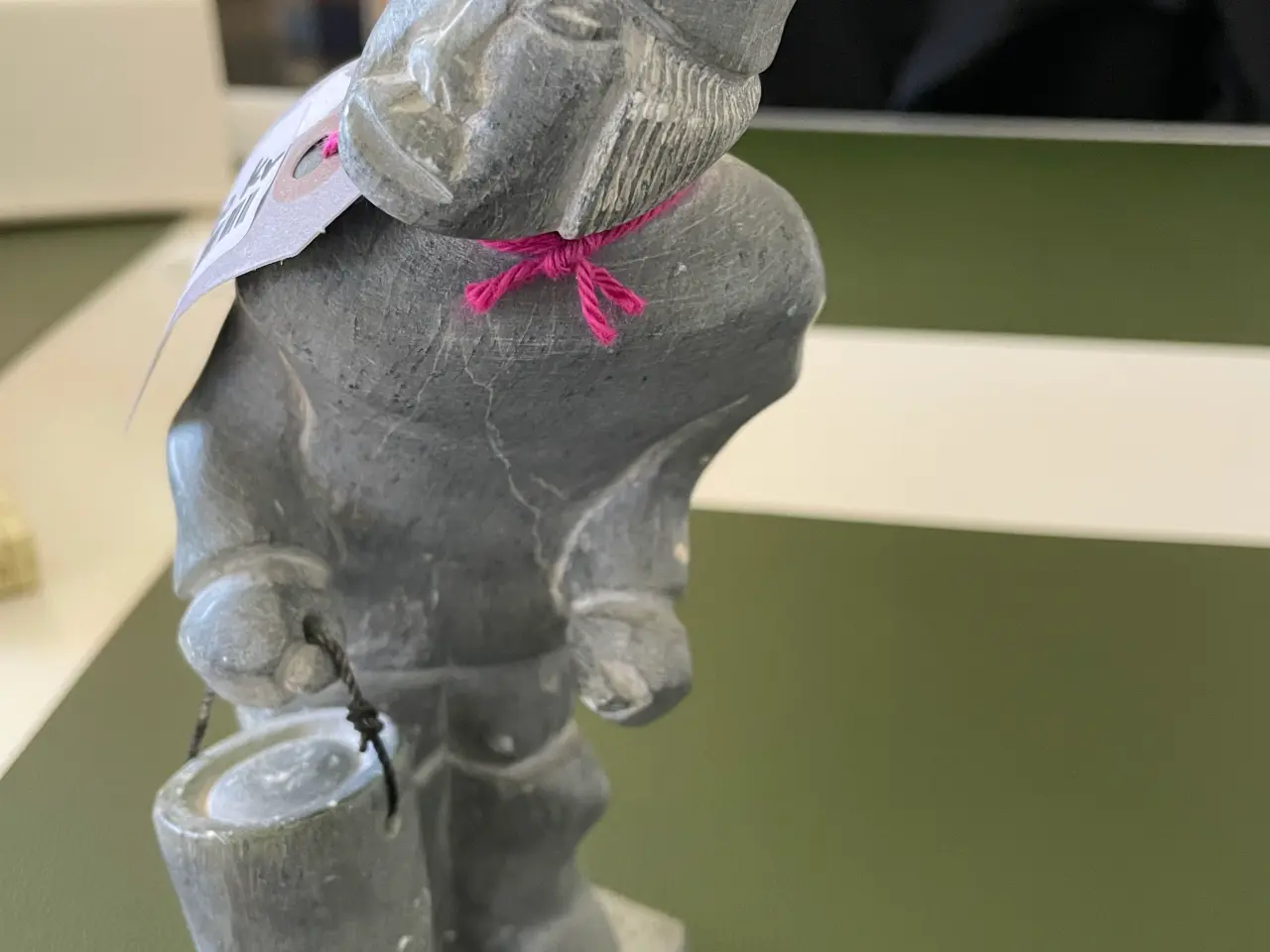 Billede 1 - Fedtstensfigur/Grønland