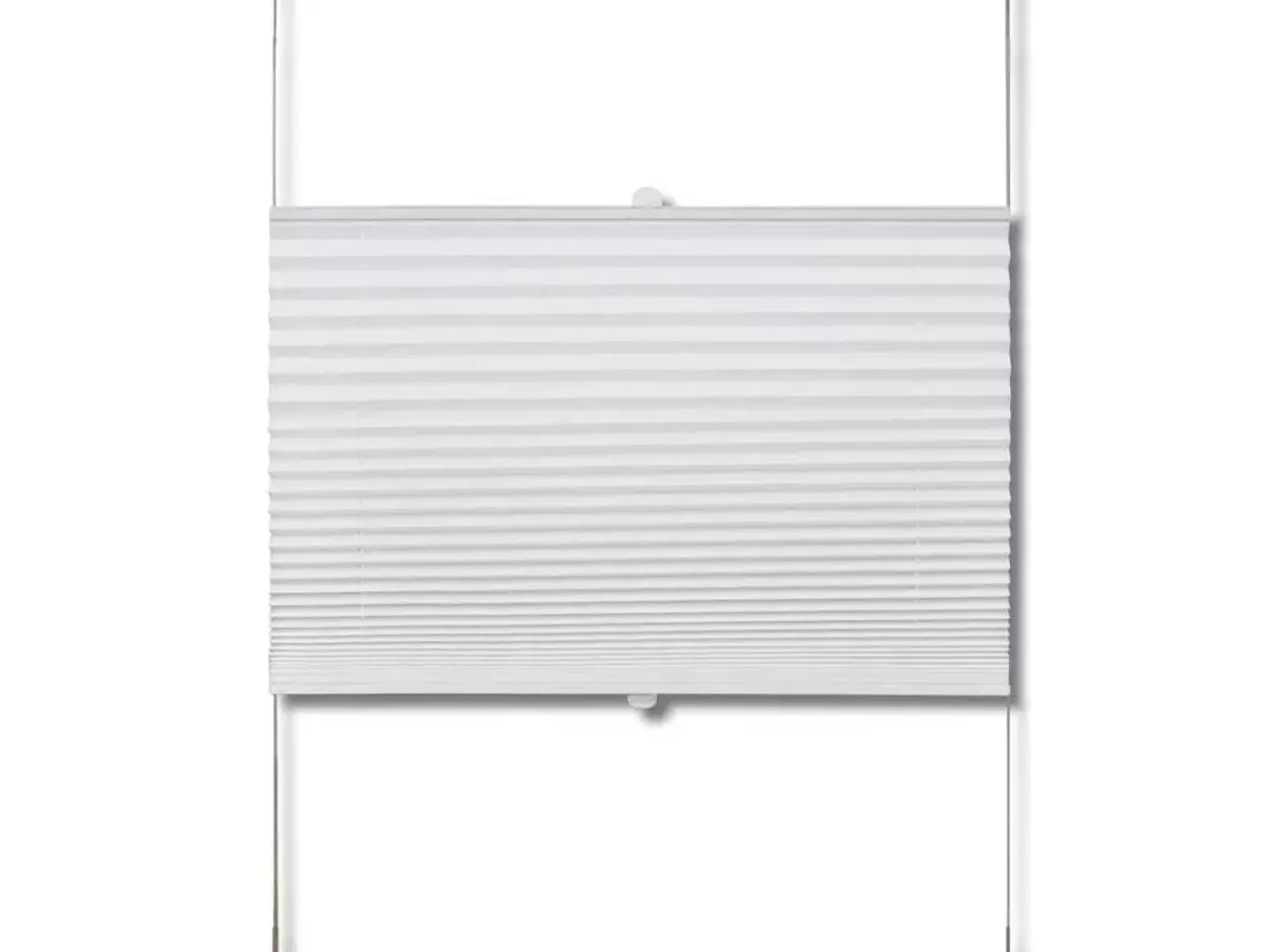 Billede 4 - Plisseret rullegardin 110 × 200 cm - hvid, uden boring