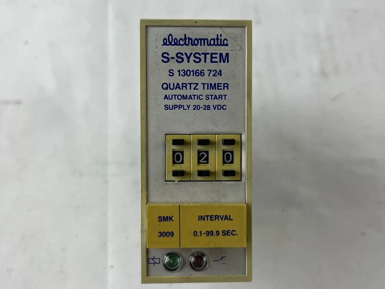 Billede 2 - Electromatic S130166 724 Quartz Timer 20-28VDC SMK