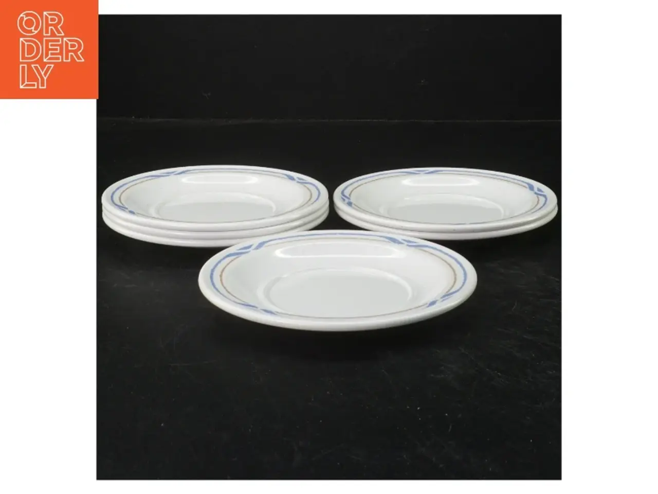 Billede 1 - Seks undertallerkner til kaffekopper fra Waca (str. Ø. 14 cm. 6 styk)