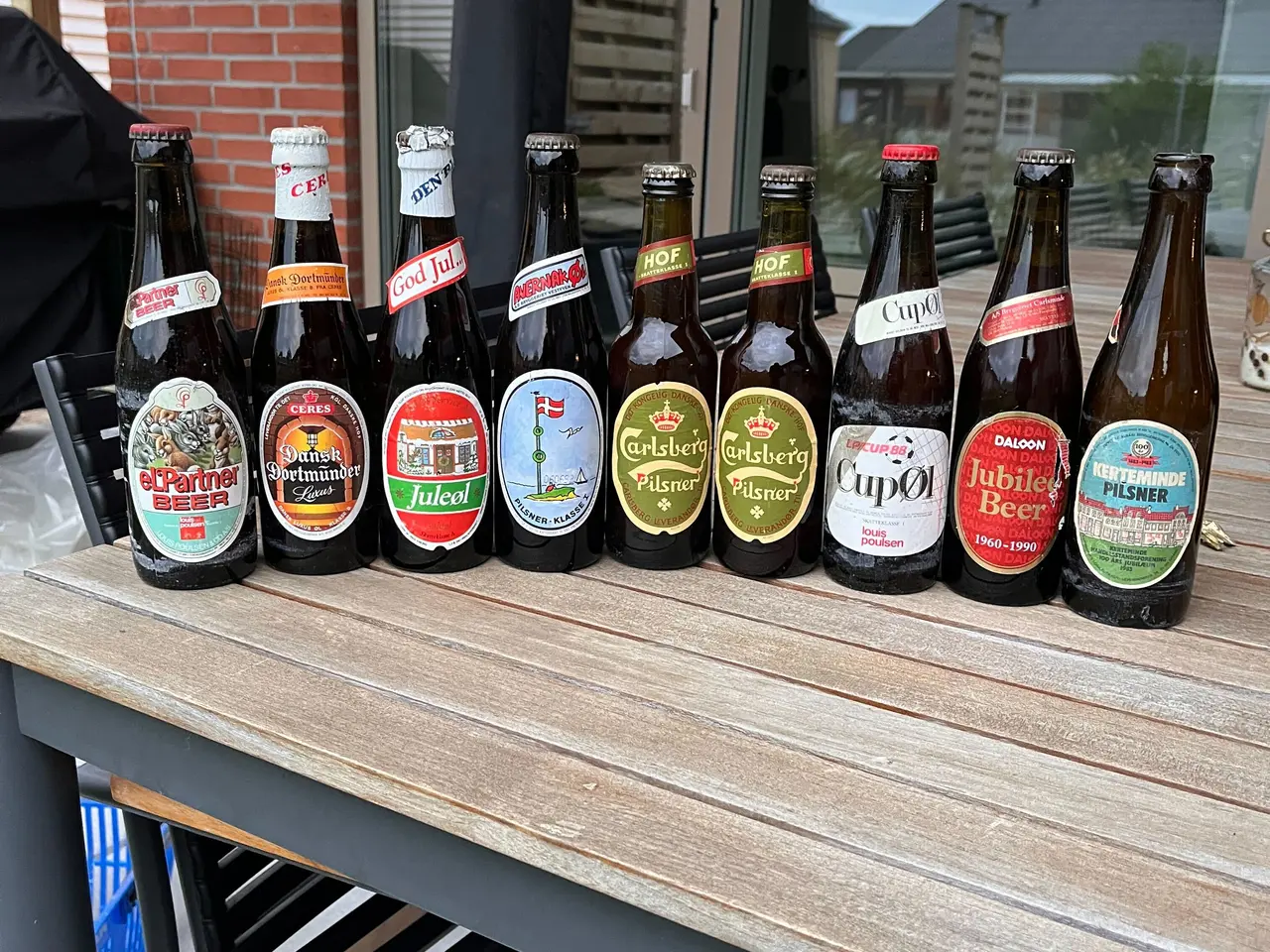 Billede 1 - 19 gamle danske ølflasker / samlerflasker sælges
