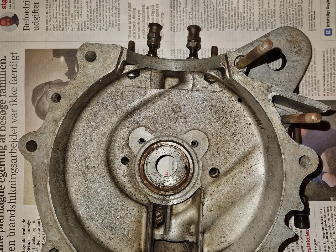 Billede 1 - BSA B33 eller B31 højre side af krumtaphus