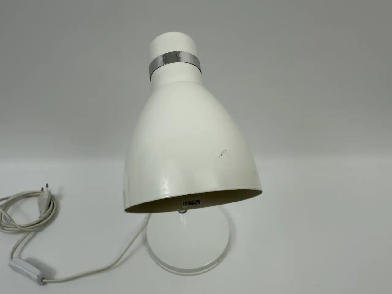 Billede 7 - Retro bordlampe, Hvid