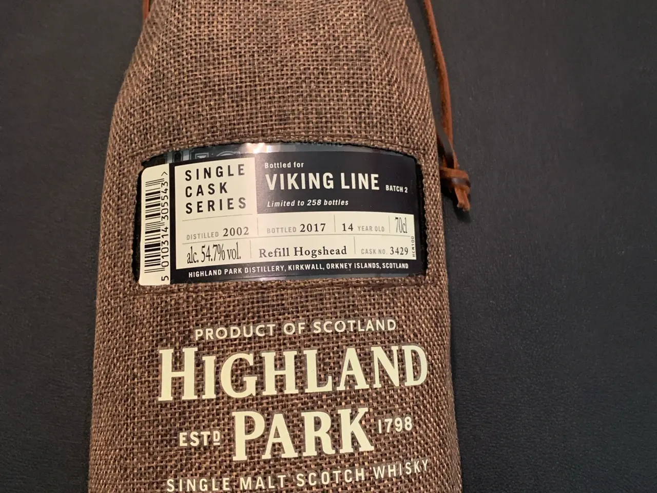 Billede 1 - Highland Park 2002 Single Cask Viking Line 