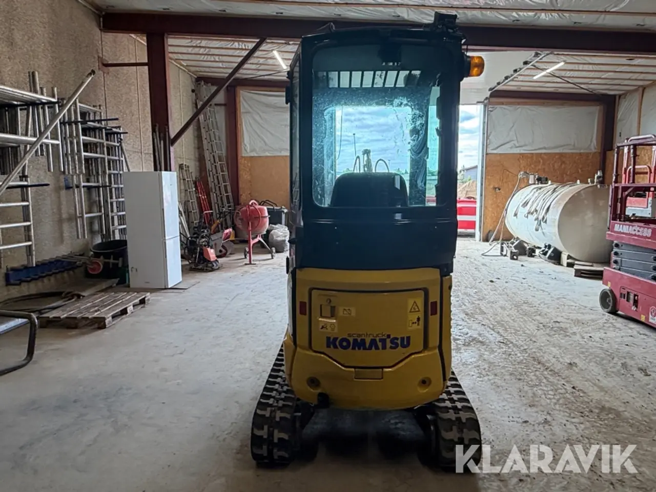 Billede 4 - Minigraver Komatsu Pc 16r hs