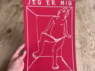 Kunstplakat - A4