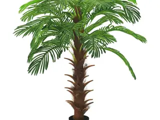 Kunstig cycaspalme med potte - grøn, 130-140 cm