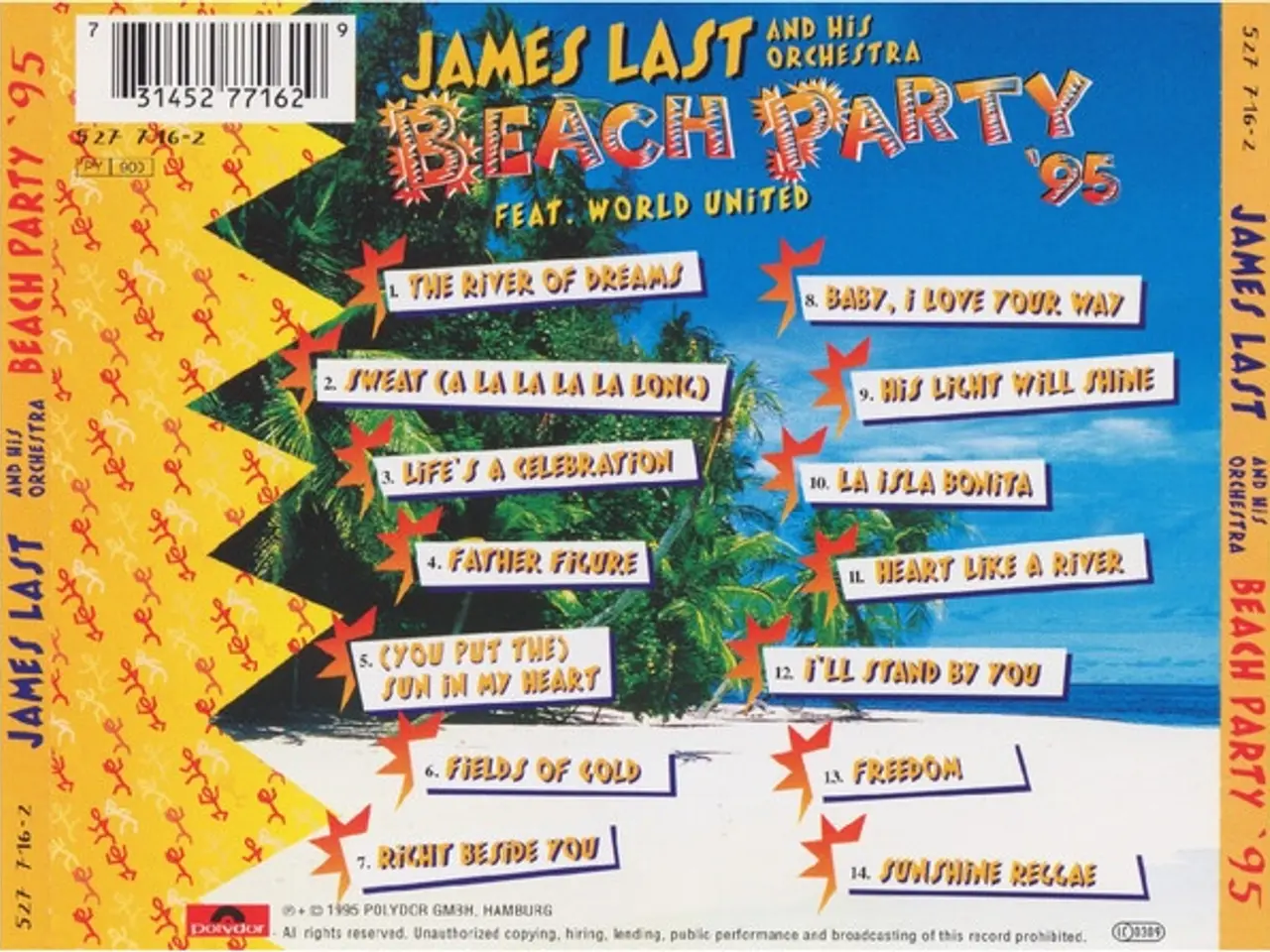 Billede 2 - James Last & His… – Beach Party '95 – CD