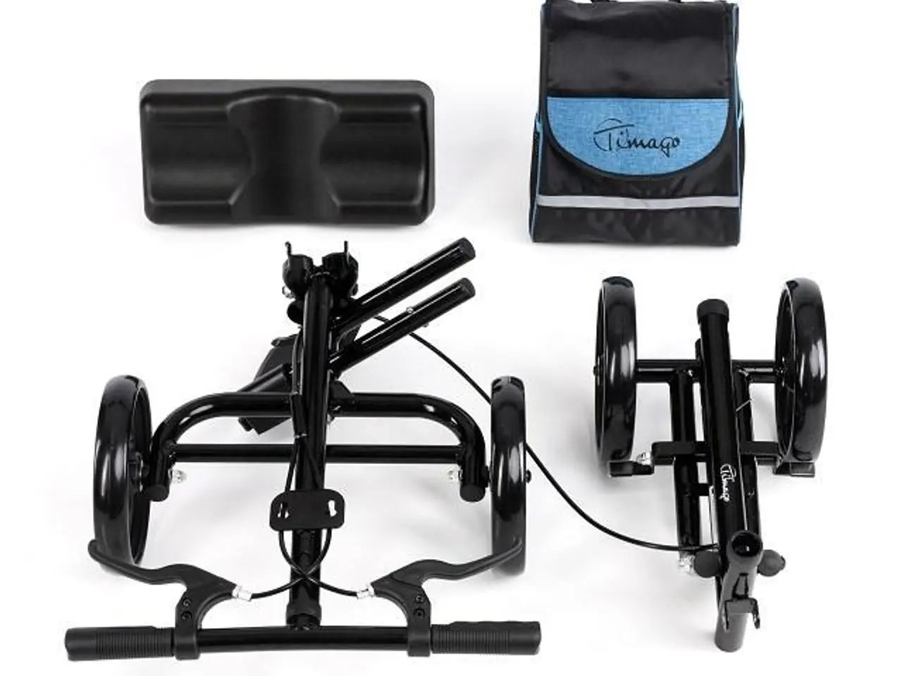 Billede 4 - Knærollator Timago Knee Walker - blå/sort