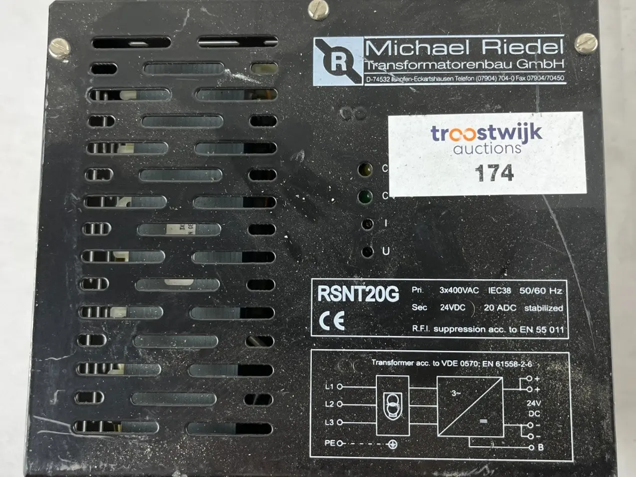 Billede 2 - Michael Riedel RSNT20G 24VDC 20A Stabilized