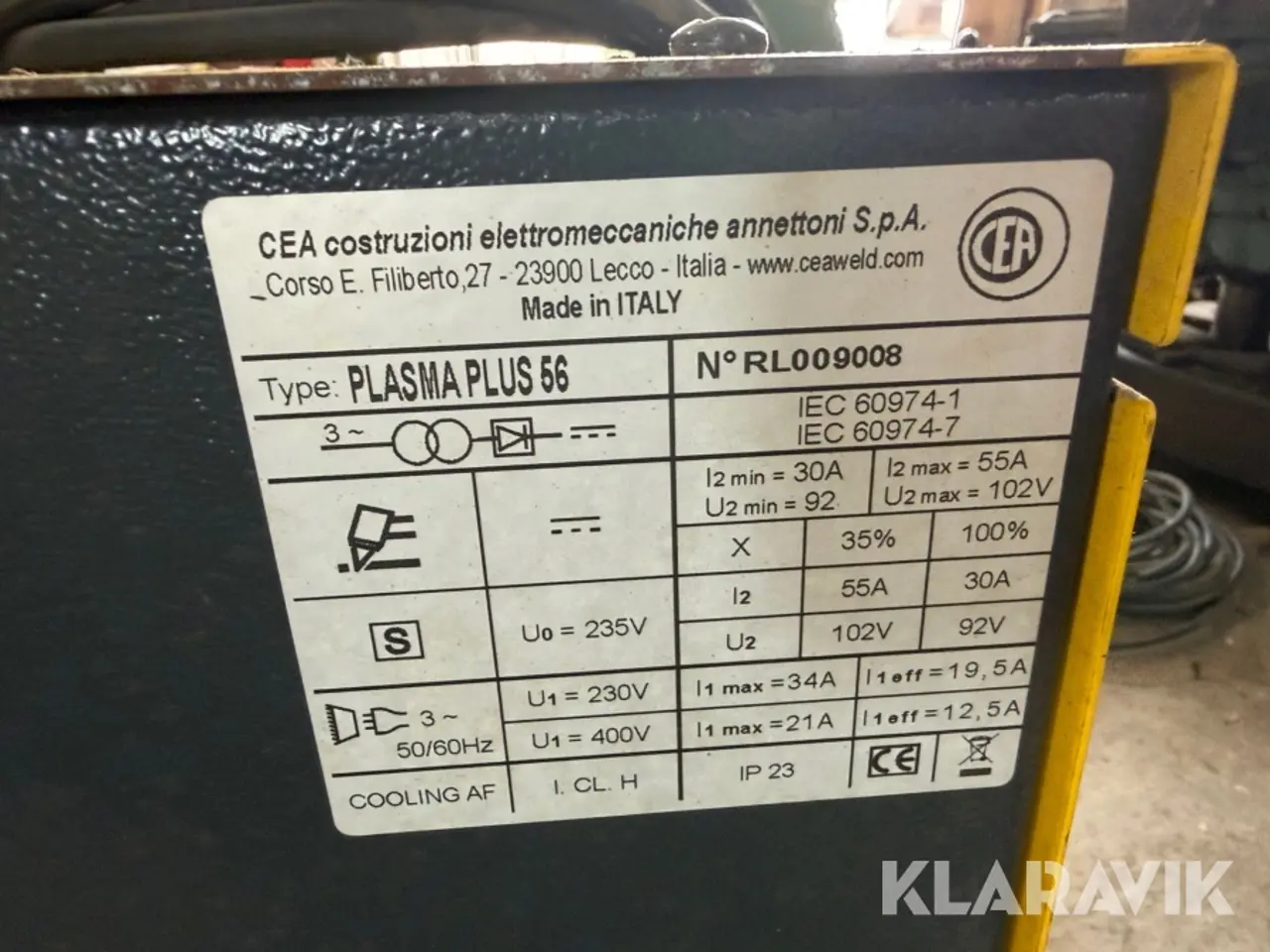 Billede 8 - Plasmaskærer CEA Plasma Plus 56