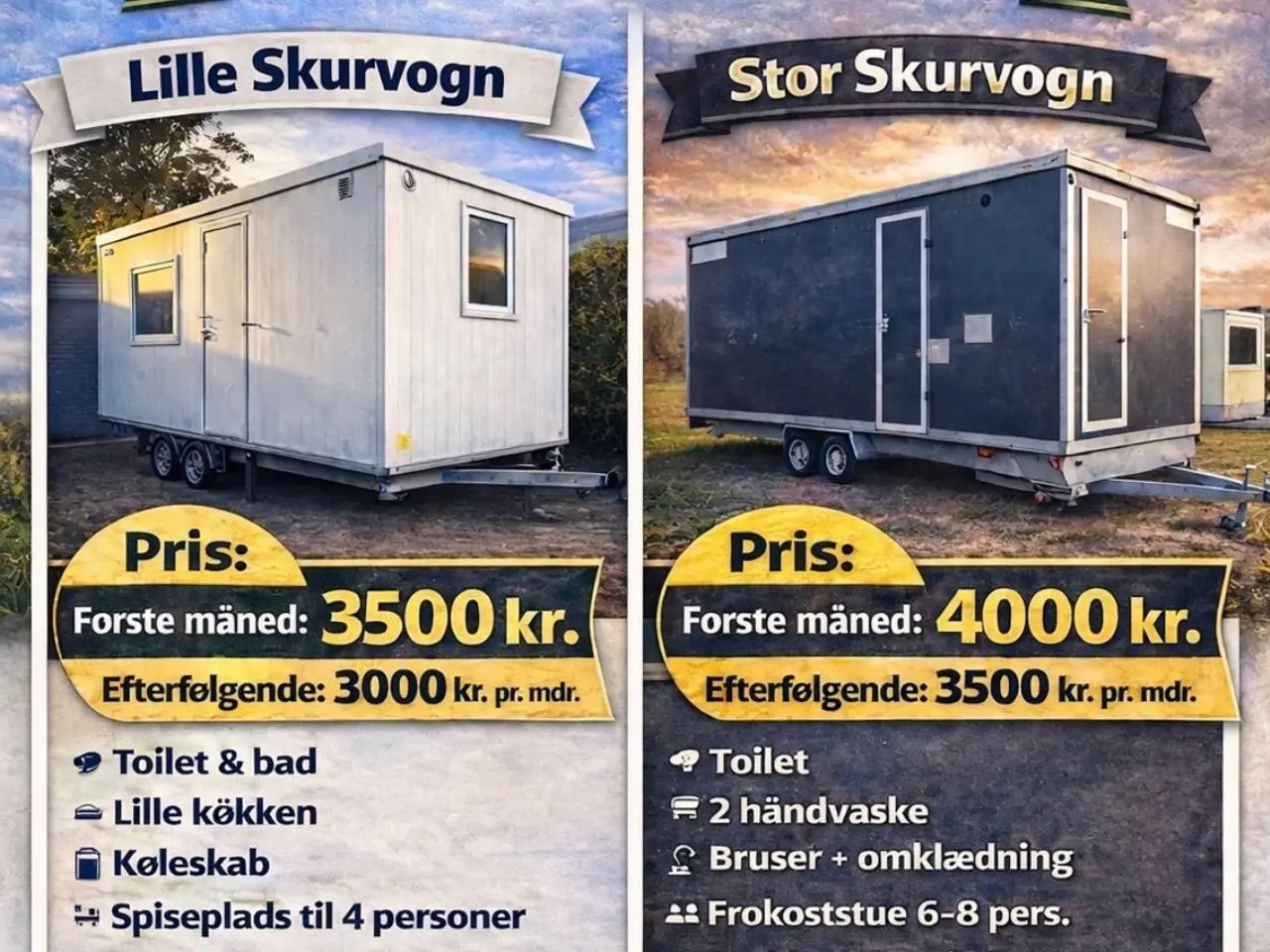 Billede 5 - Udlejning af skurvogn / mandskabsvogn