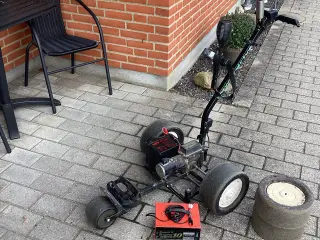 Solid Golfvogn m/ Batteri og lader.mm.