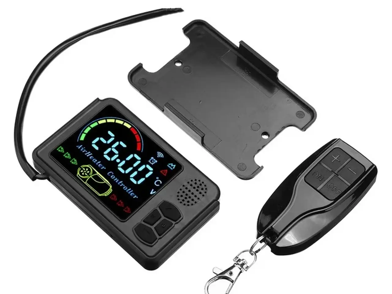 Billede 1 - LCD display med firkantet stik - til kinafyr
