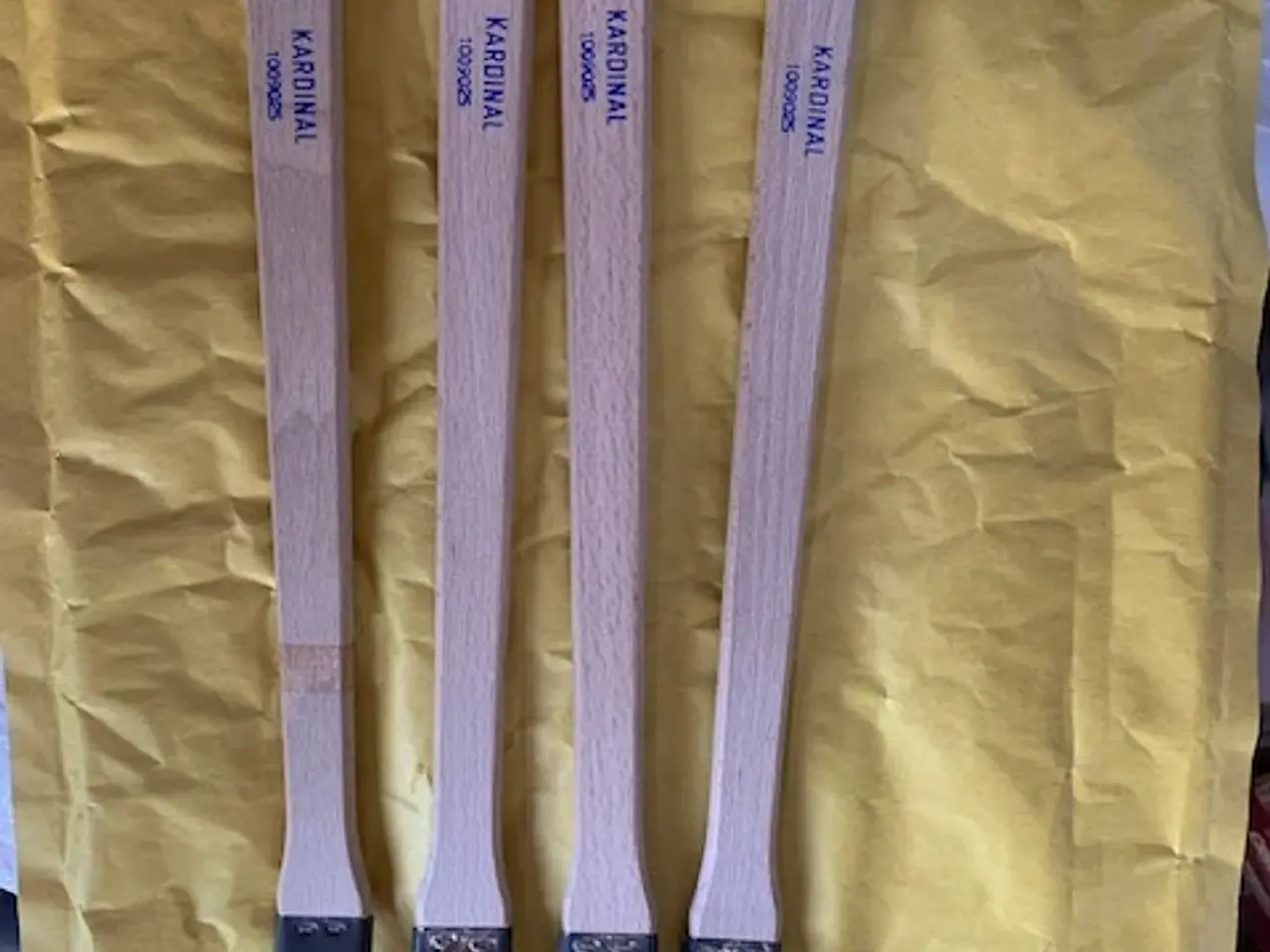 Billede 1 - 4 stk Guldberg 25 mm radiatorpensel. Håndlavet