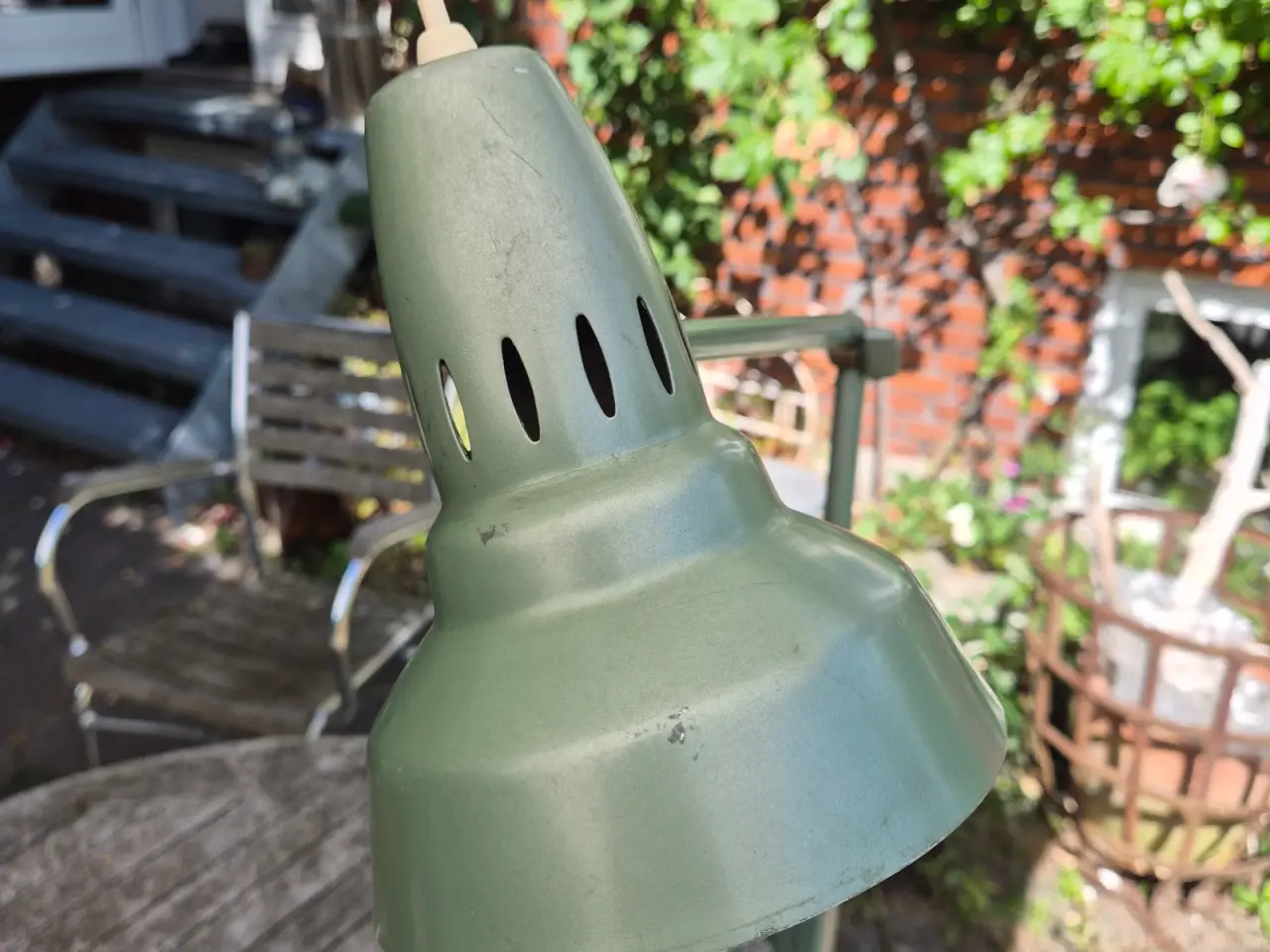 Billede 2 - Fed fransk arkitektlampe med industrielt udtryk