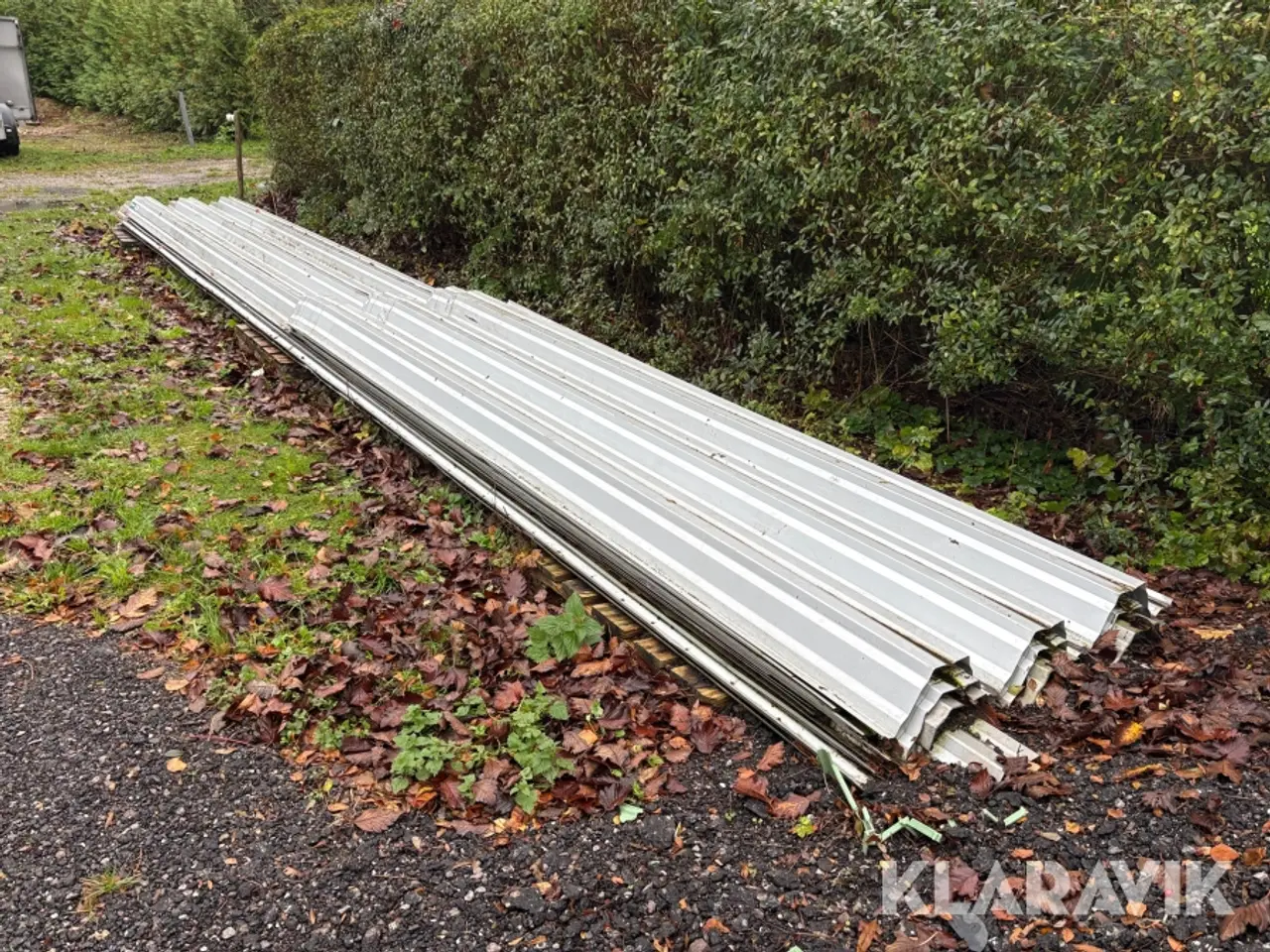 Billede 5 - Profilerede stål trapez tag / facadeplader Areco TP21 selvbærende 90 m2 - 17 styk