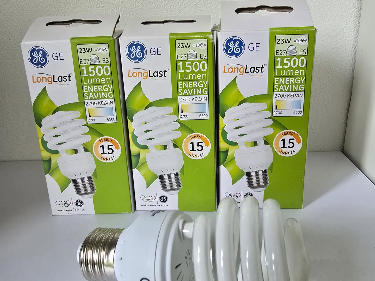 Billede 1 - El Pære GE CFL Twister 23W Longlife