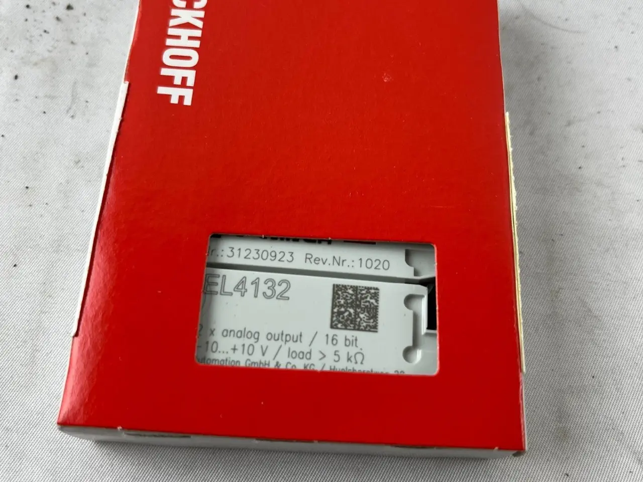 Billede 3 - Beckhoff EL4132 EtherCAT Terminal 2‑Channel Analog