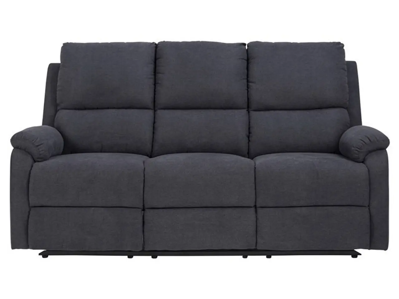 Billede 1 - Sabia 3 pers sofa recliner Enjoy stof mørkegrå OUTLET