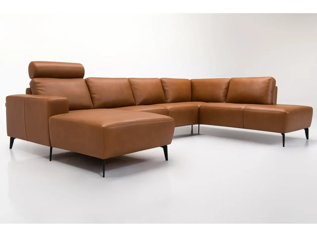 Billede 6 - Hjort Knudsen Copenhagen Læder U-sofa - Venstrevendt