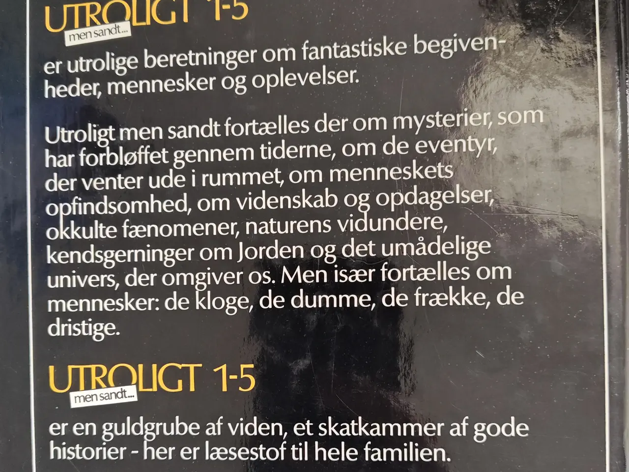 Billede 2 - UTROLIGT men sandt 1 BOG
