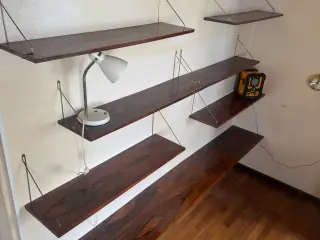 Ophængt Palisander reol