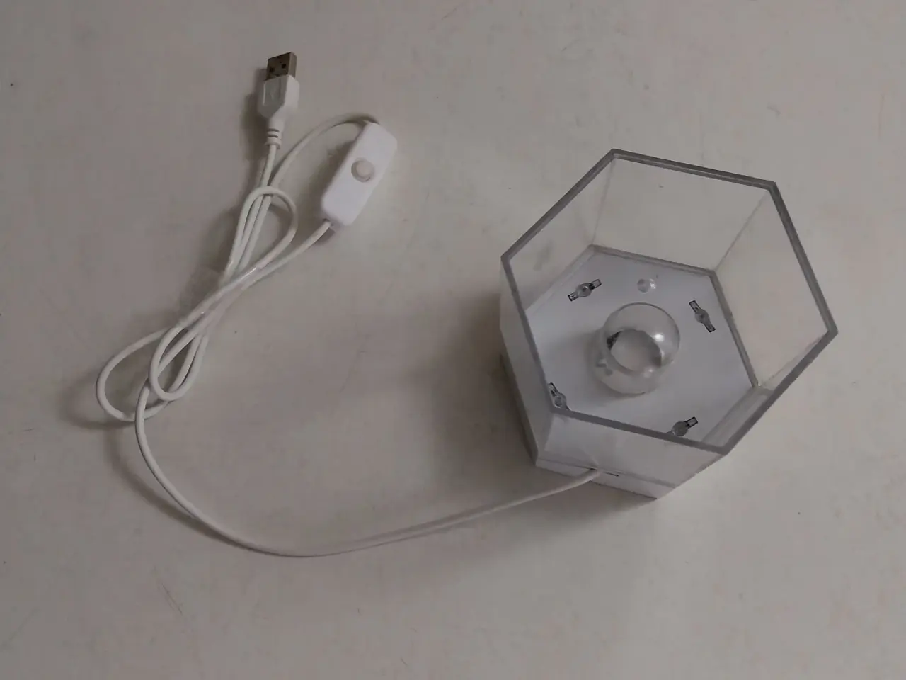 Billede 3 - Sekskantet bordlampe