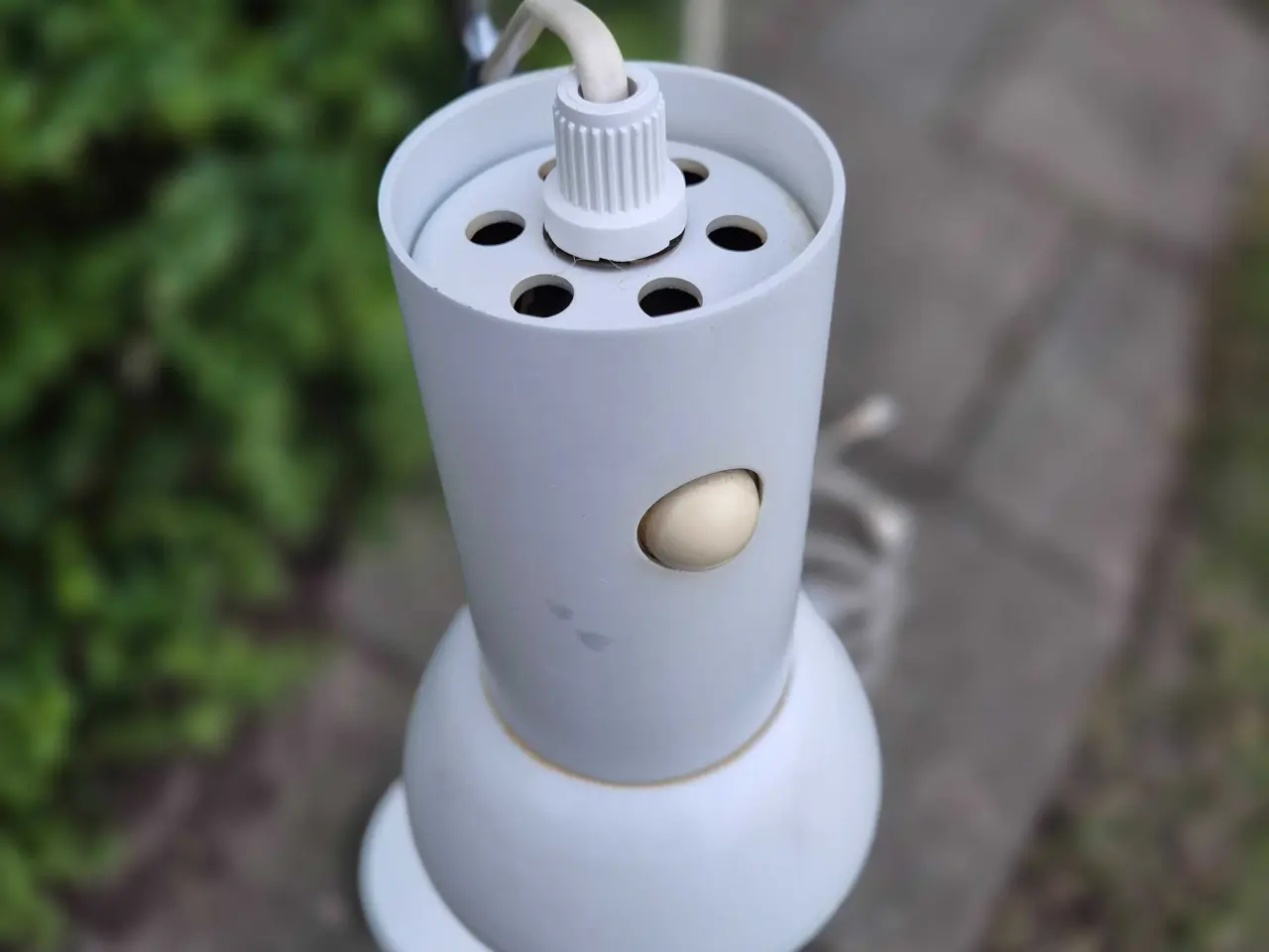 Billede 4 - Hvid gulvlampe med søde afbrydere