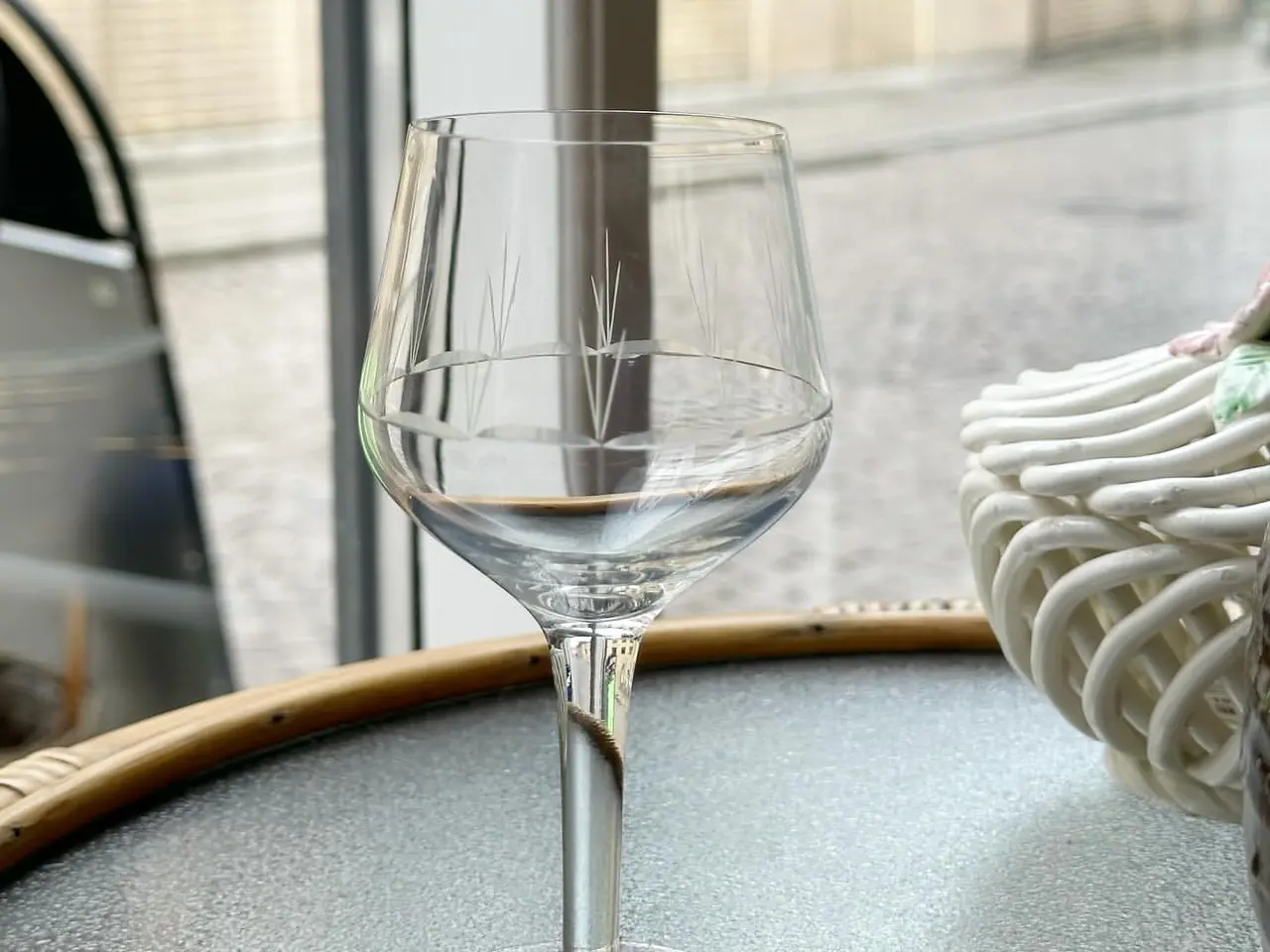 Billede 1 - Vinglas m slibninger, 12,5 cm, pr stk