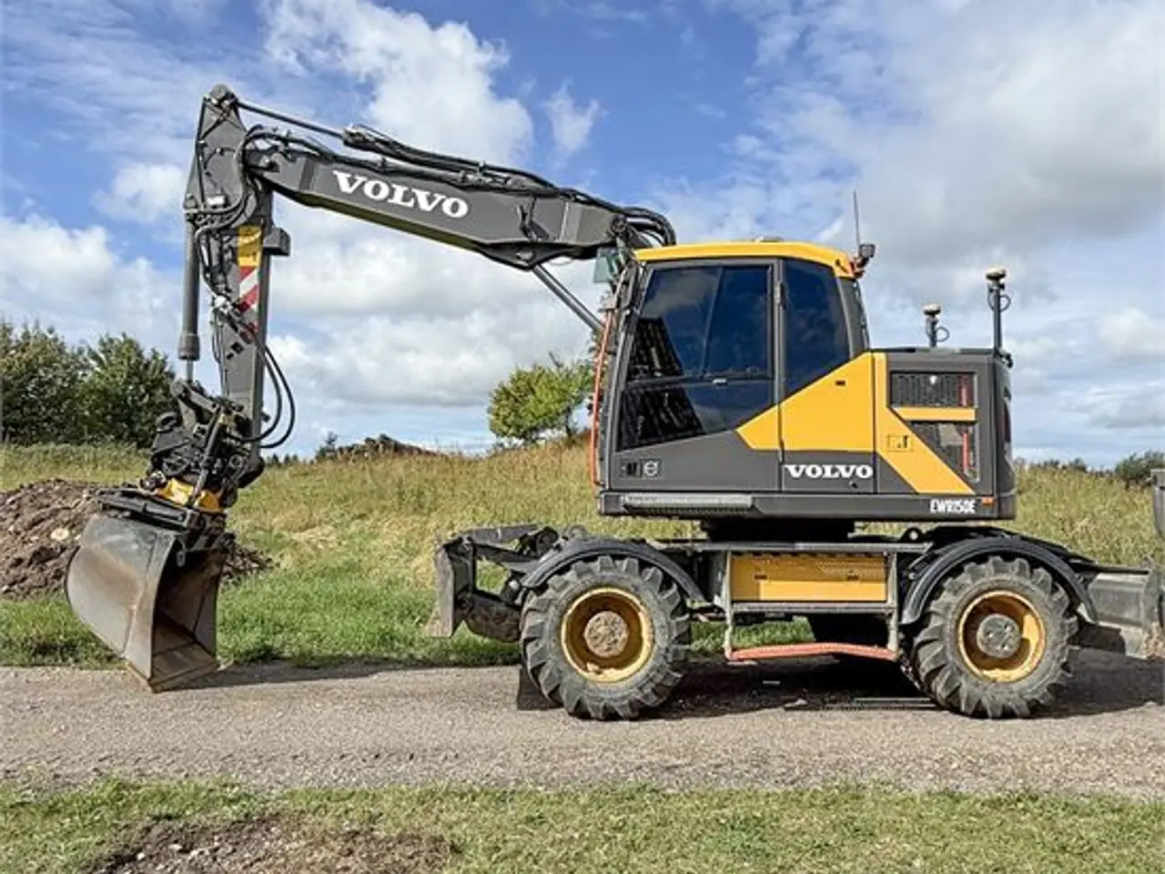 Billede 1 - Volvo EWR150 E - 20 ton, DC2 styrring,  Engcon rotortilt, Topcon X75 3D GPS, trailer