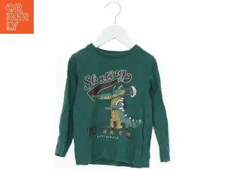 Langærmet T-shirt med krokodillemotiv fra Name It (str. 104)