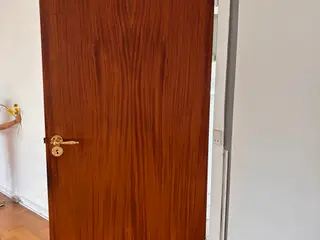 Original teakfinéret indvendig døre