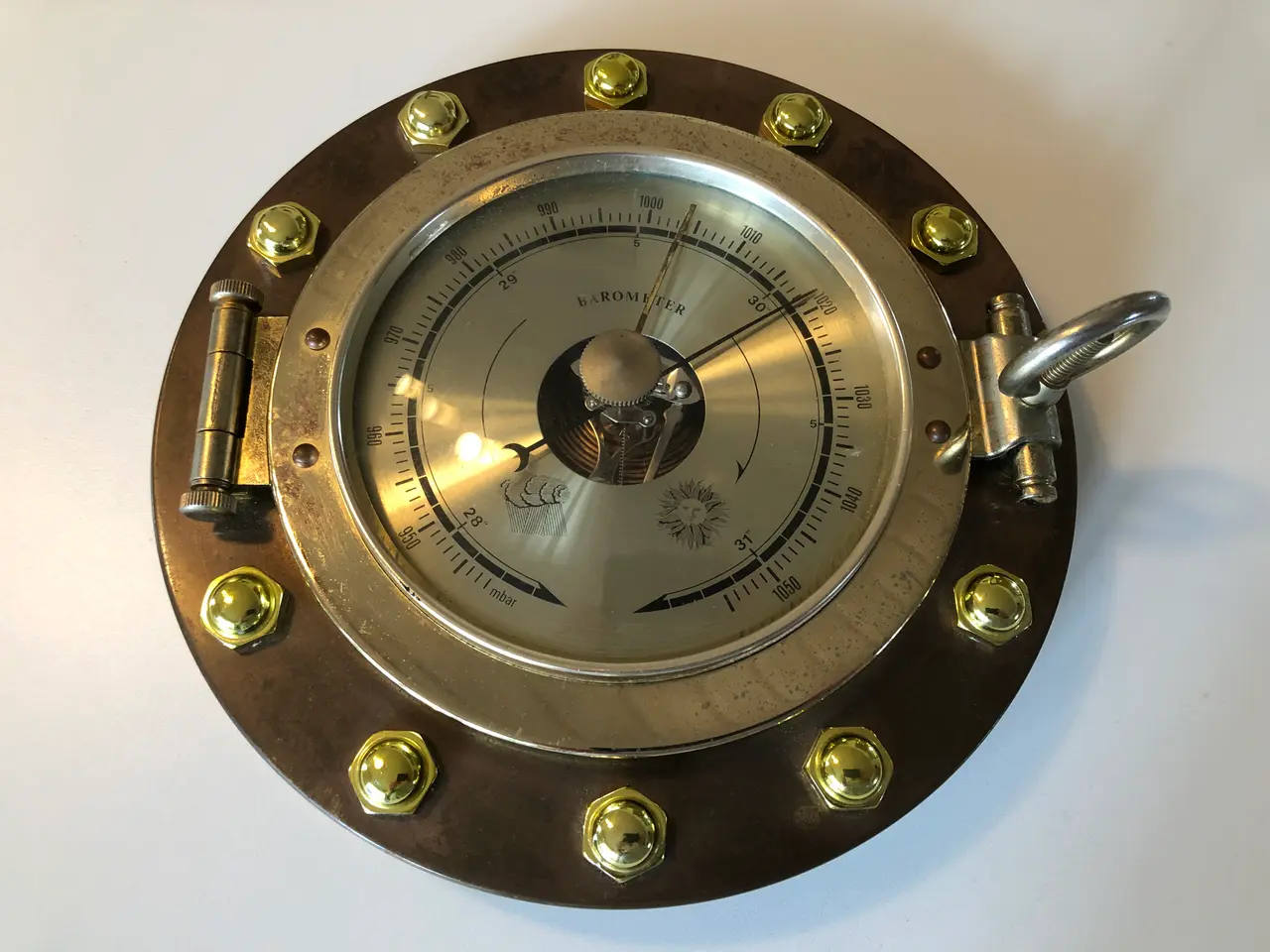 Billede 1 - Barometer med nautisk udtryk