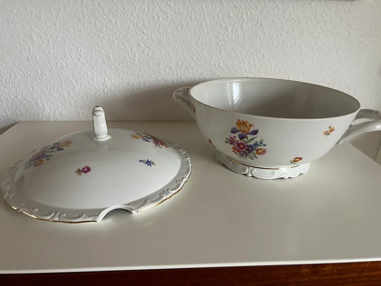 Billede 3 - Ældre porcelænsterrin