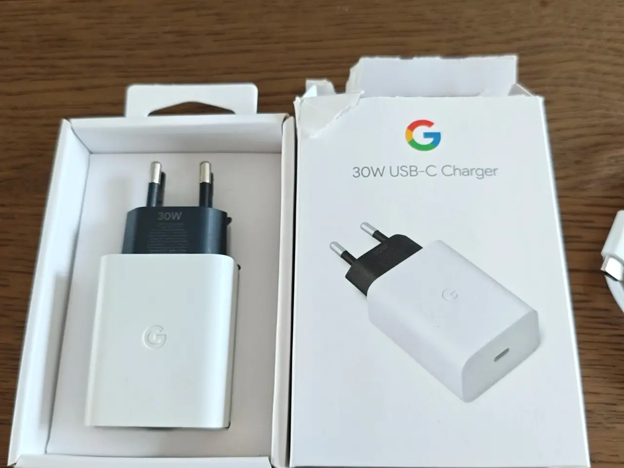 Billede 1 - Google 30w usb-c lader + tilbehør