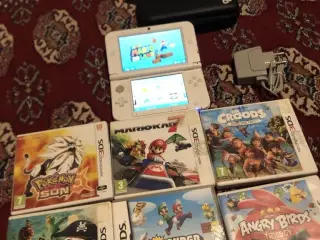 Nintendo 3DS XL + 7 spil : Super Mario 3D Land, Su