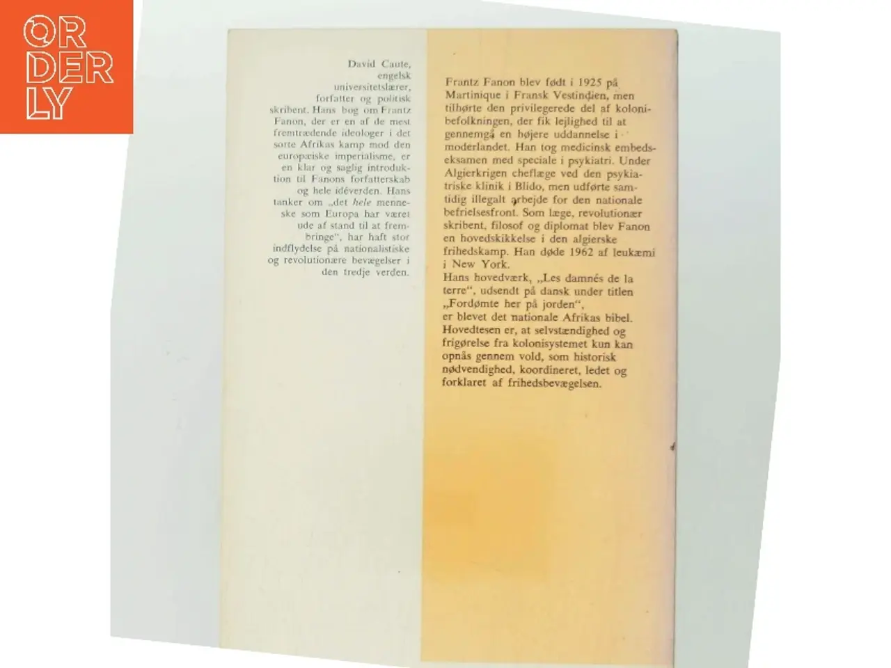 Billede 3 - Frantz Fanon af David Caute (Bog)