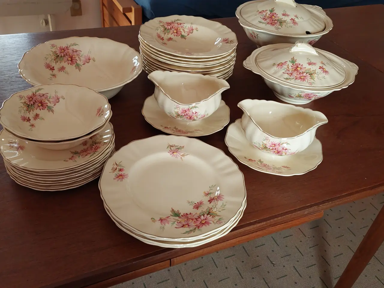 Billede 4 - vintage - sunshine - engelsk fajance stel