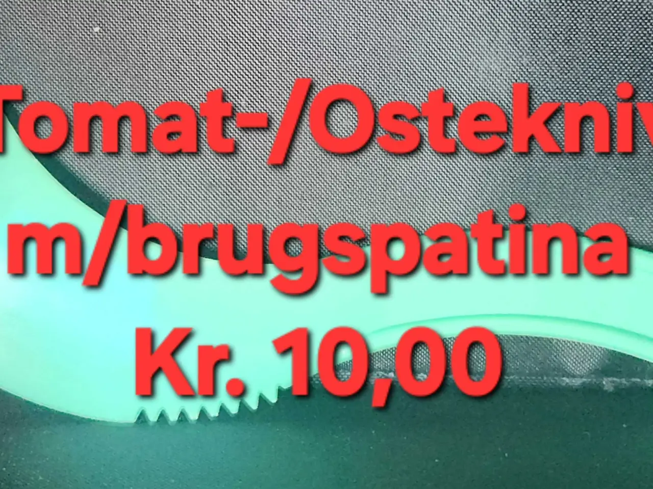 Billede 1 - Tupperware Tomat-/Oste kniv 