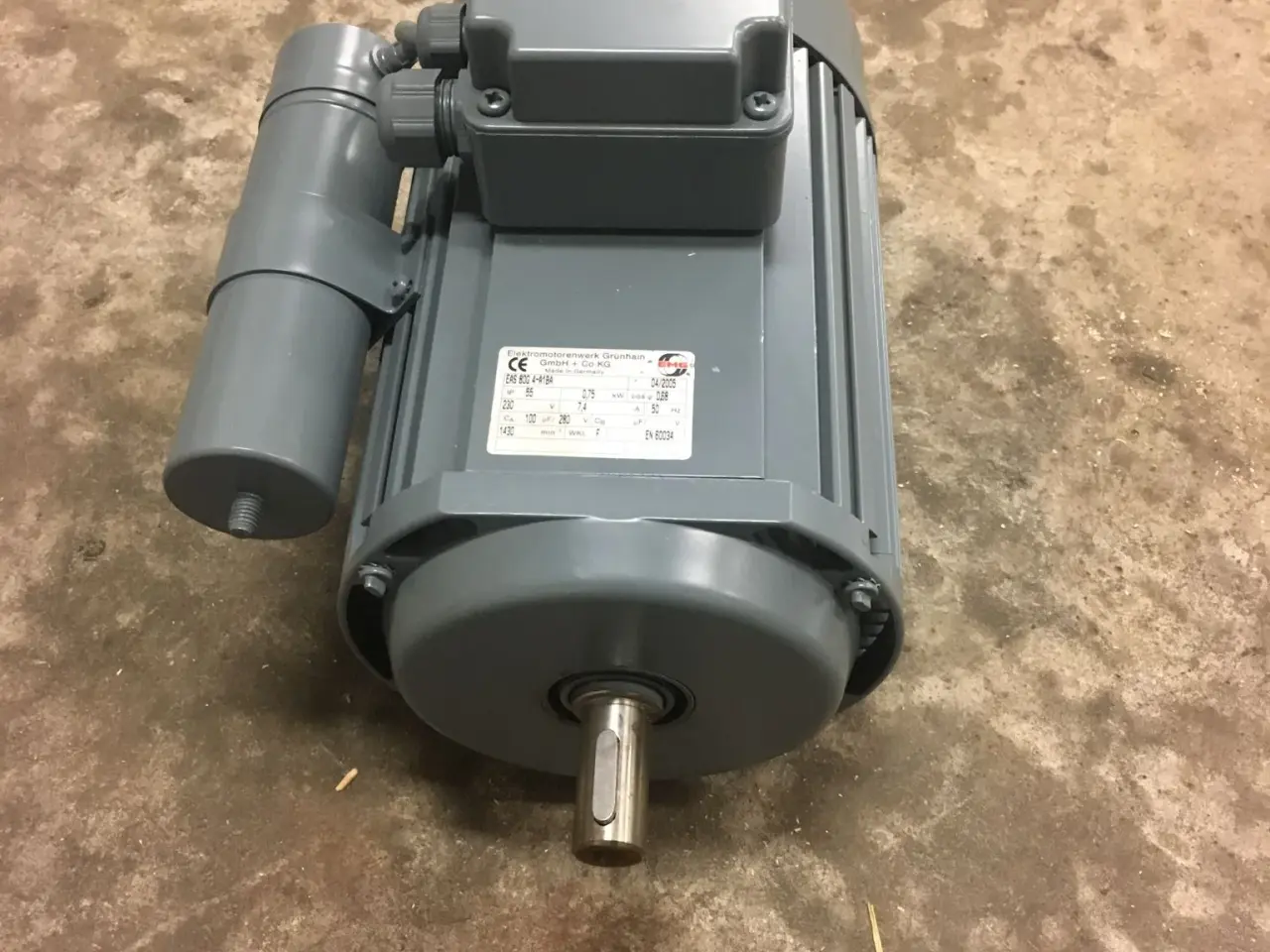 Billede 1 - 0,75 kW 1-faset motor