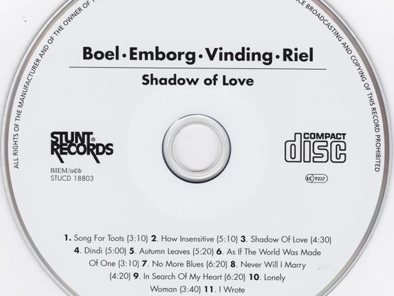 Billede 3 - Boel* • Emborg* •… – Shadow Of Love – CD