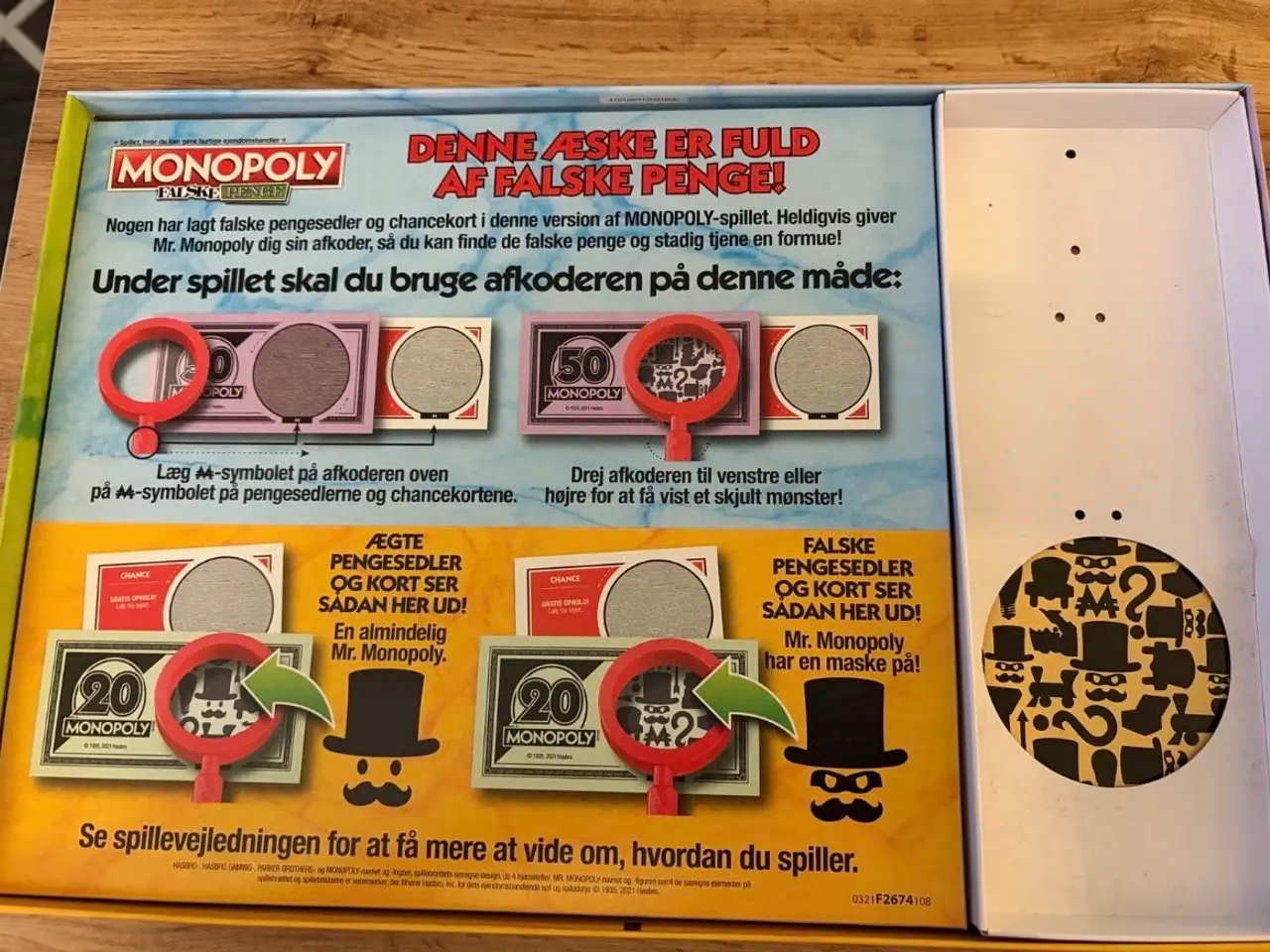 Billede 2 - Hasbro Monopoly Falske Penge brætspil